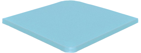 Пена Balance foam CERTIPUR голубая 3 см
