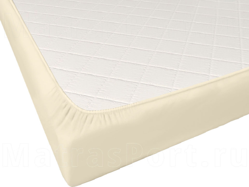 Простыня на резинке Promtex Beige