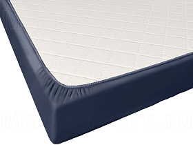 Простыня на резинке Promtex Indigo